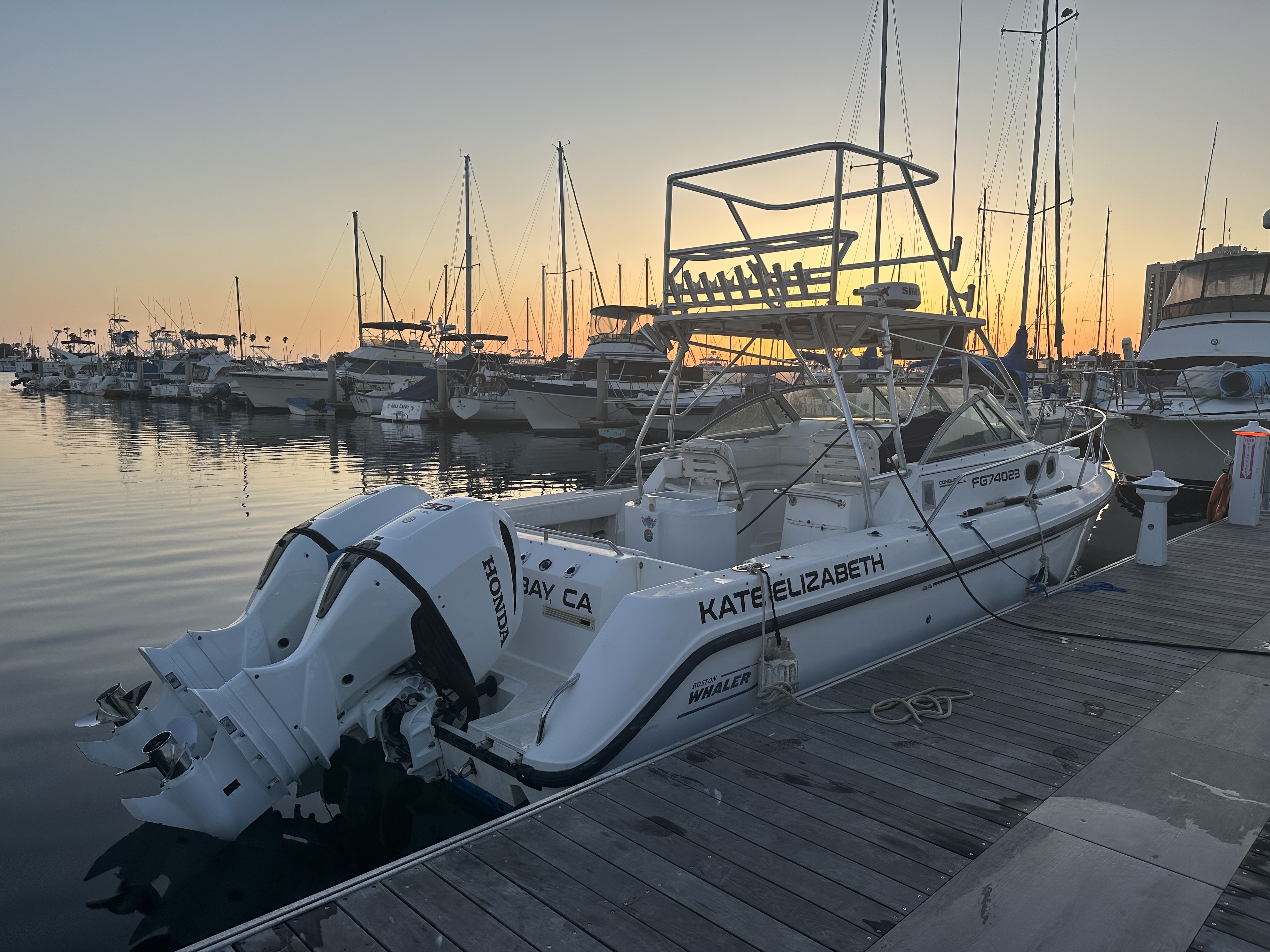 Kate Elizabeth — Pablo Fernandez's Boston Whaler 285 Conquest at Seaforth Marina