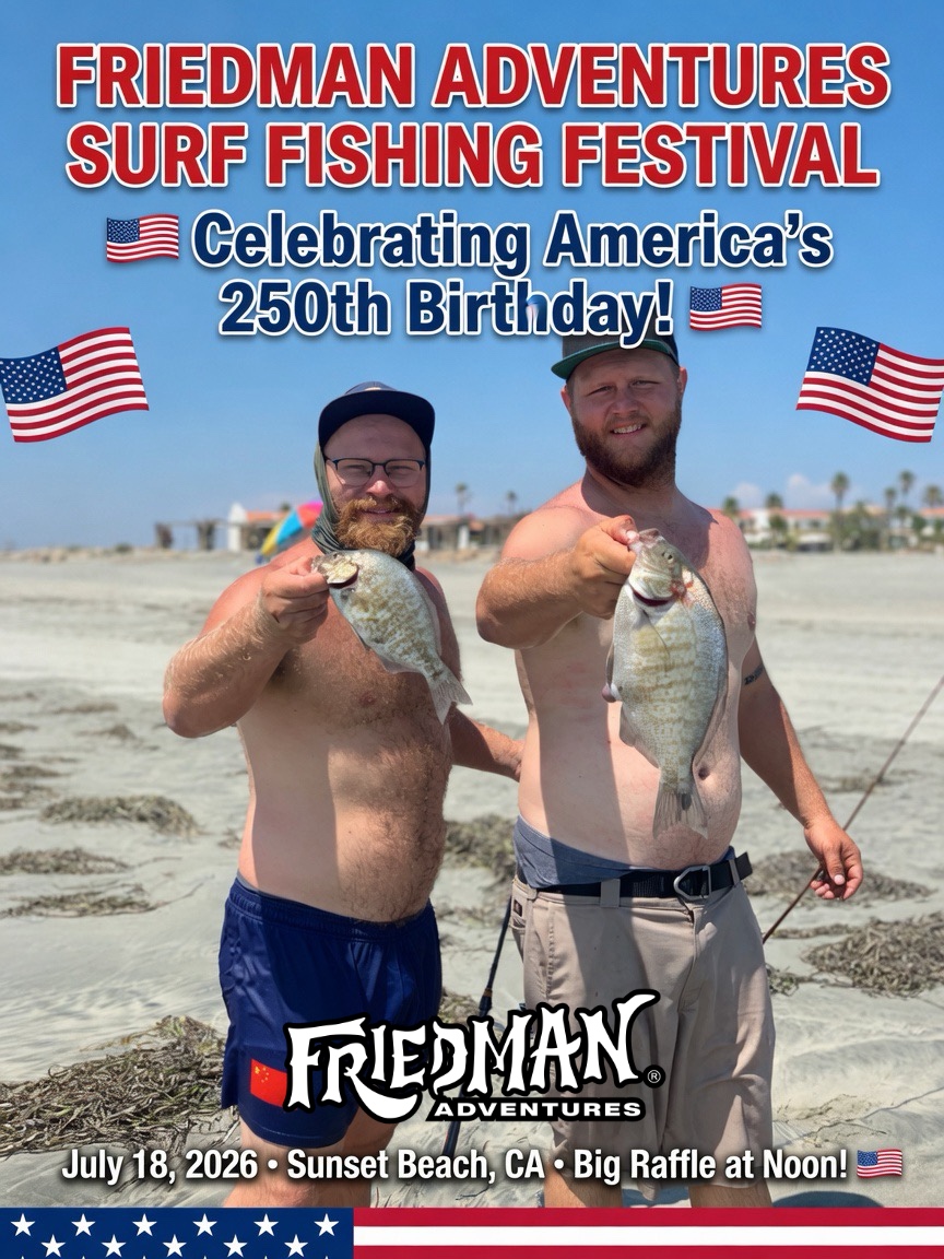 Catch Fish & Celebrate America's 250th Birthday at the Friedman Adventures Surf Fishing Festival!